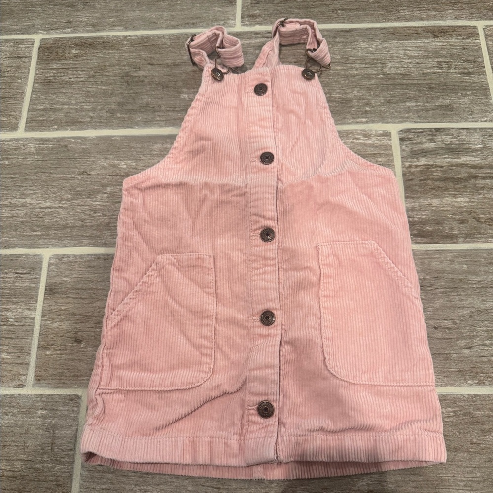OSHKOSH B’GOSH PINK CORDUROY OVERALL DRESS GIRLS